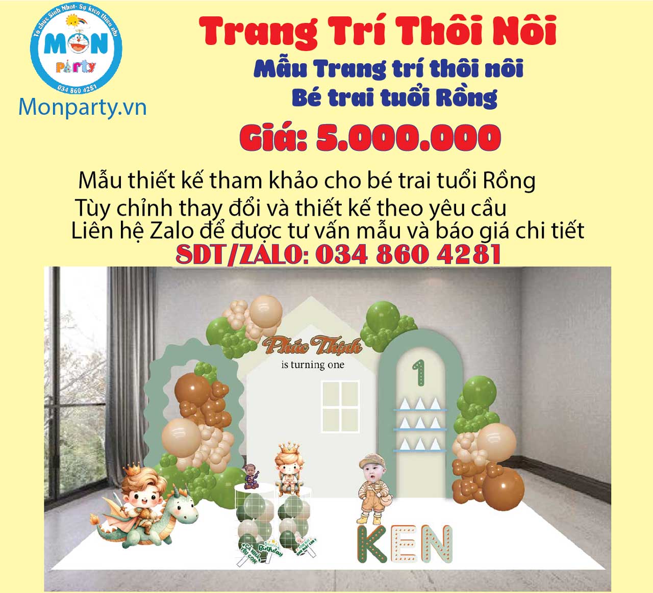 trang-tri-thoi-noi-be-trai-tuoi-rong