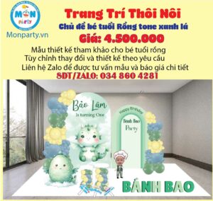 trang-tri-thoi-noi-be-trai-tuoi-rong-tone-xanh-la