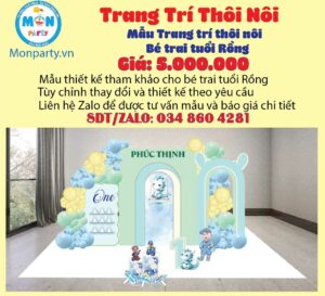 trang-tri-sinh-nhat-1-tuoi-be-trai-tuoi-rong