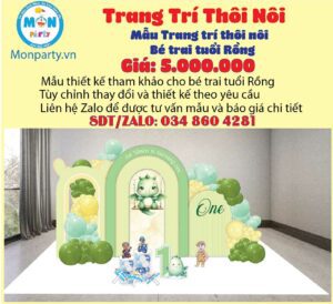 trang-tri-sinh-nhat-1-tuoi-be-trai-tuoi-rong