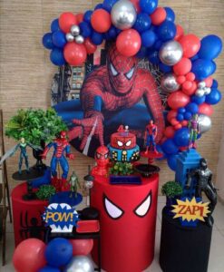 trang-tri-sinh-nhat-1-tuoi-chu-de-spiderman-don-gian