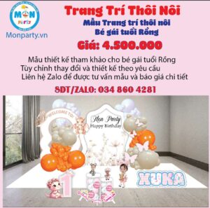 trang-tri-sinh-nhat-1-tuoi-chu-de-be-gai-tuoi-rong