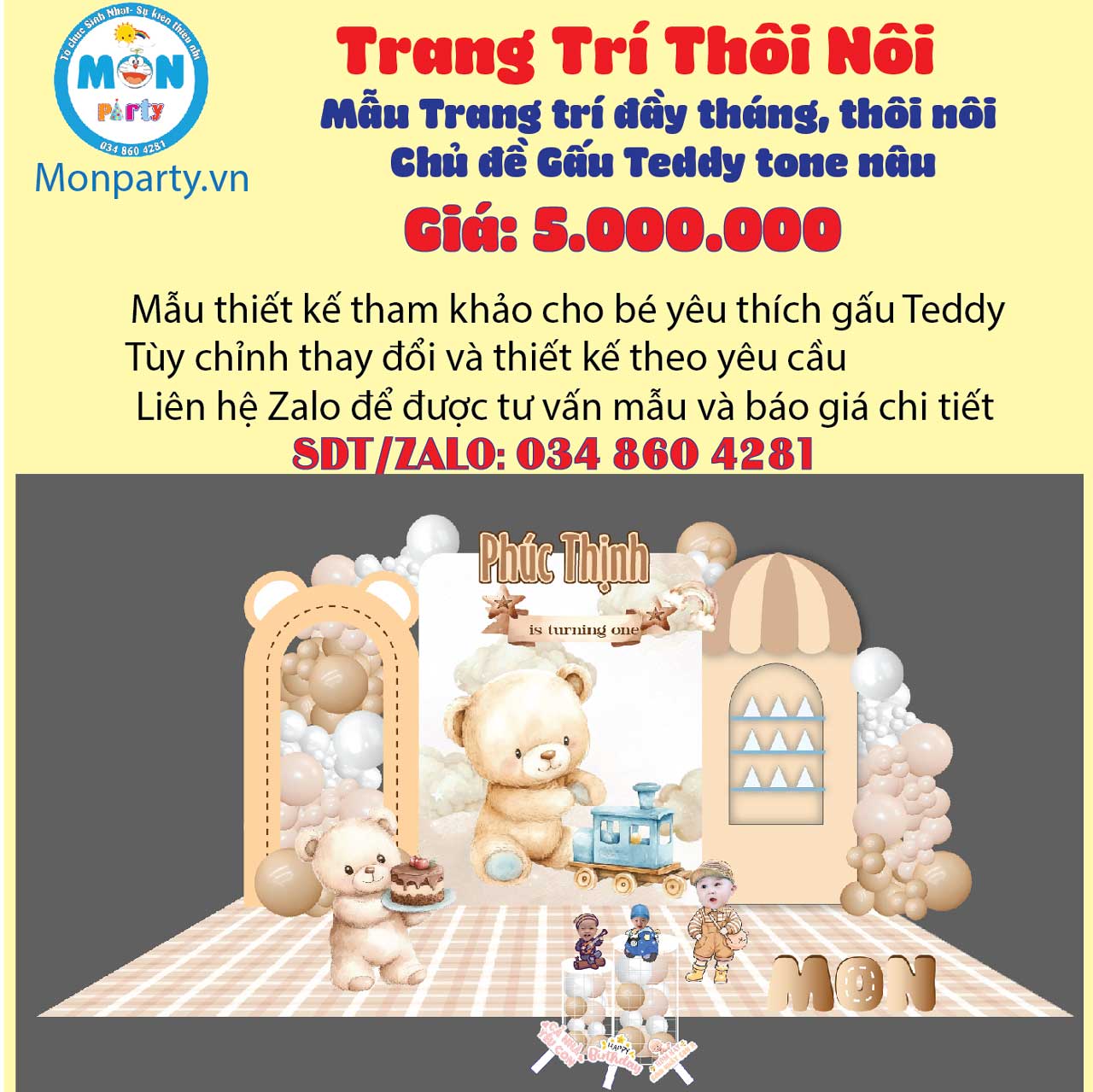trang-tri-thoi-noi-be-trai-chu-de-gau-teddy