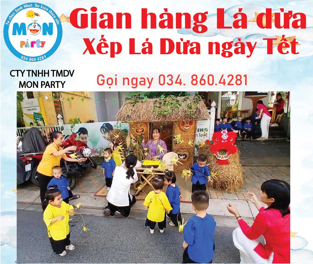 trang-tri-su-kien-ian-hang-xep-la-dua-ngay-tet