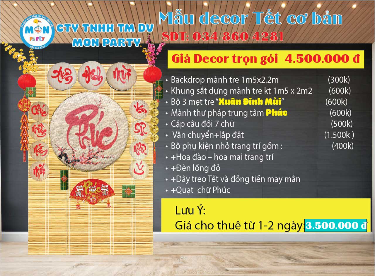 decor-tieu-canh-met-tre-chu-thu-phap-xuan-dinh-mui
