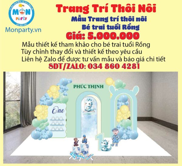 trang-tri-thoi-noi-be-trai-tuoi-rong