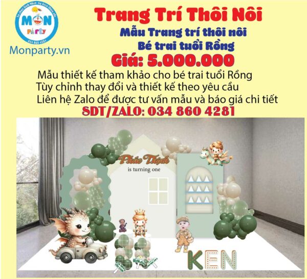 trang-tri-thoi-noi-be-trai-tuoi-rong