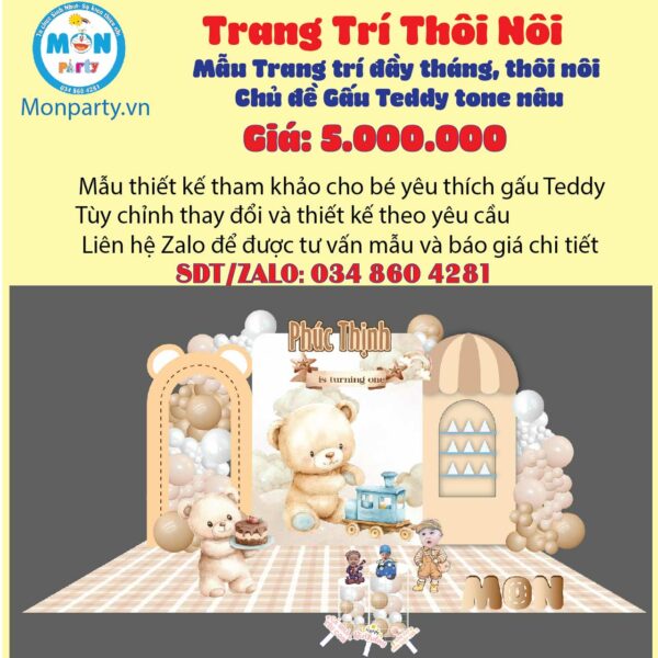 trang-tri-thoi-noi-be-trai-chu-de-gau-teddy