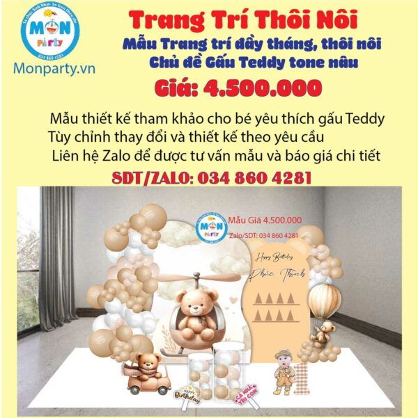 trang-tri-thoi-noi-be-trai-chu-de-gau-teddy