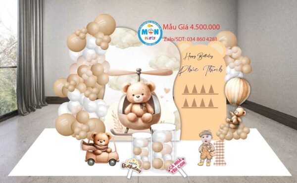 trang-tri-thoi-noi-tone-nau-chu-de-gau-teddy