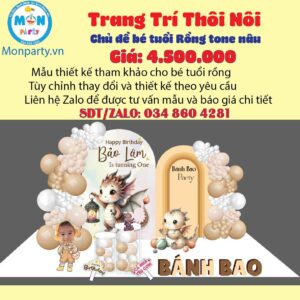trang-tri-thoi-noi-be-trai-tuoi-rong-tone-nau
