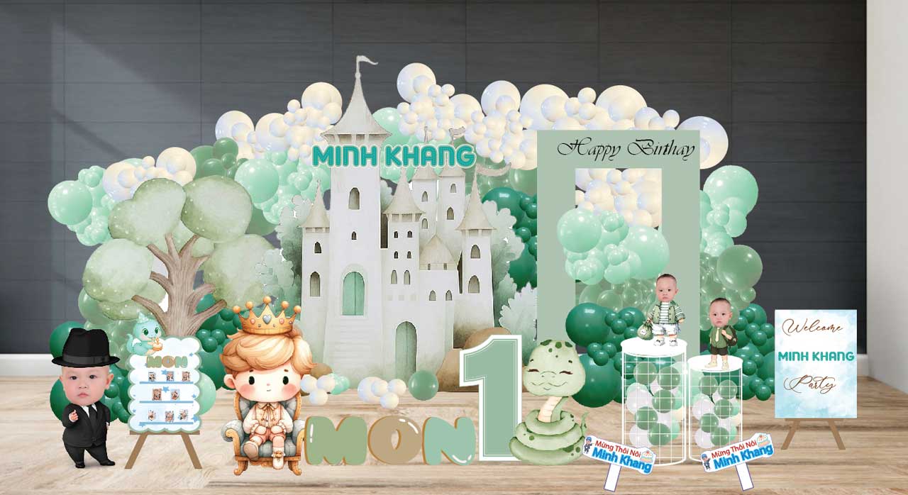 Trang trí thôi nôi tone xanh mint trang-tri-thoi-noi-tone-xanh-mint