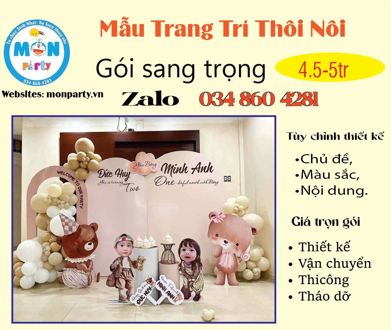 Trang trí thôi nôi chủ đề Teddy trang-tri-thoi-noi-teddy