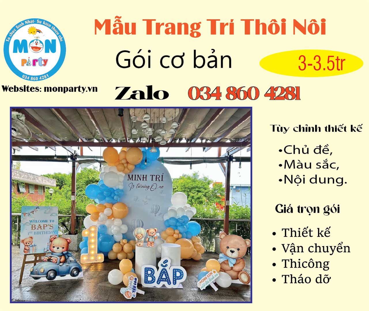 Trang trí thôi nôi bé trai trang-tri-thoi-noi-tone-xanh