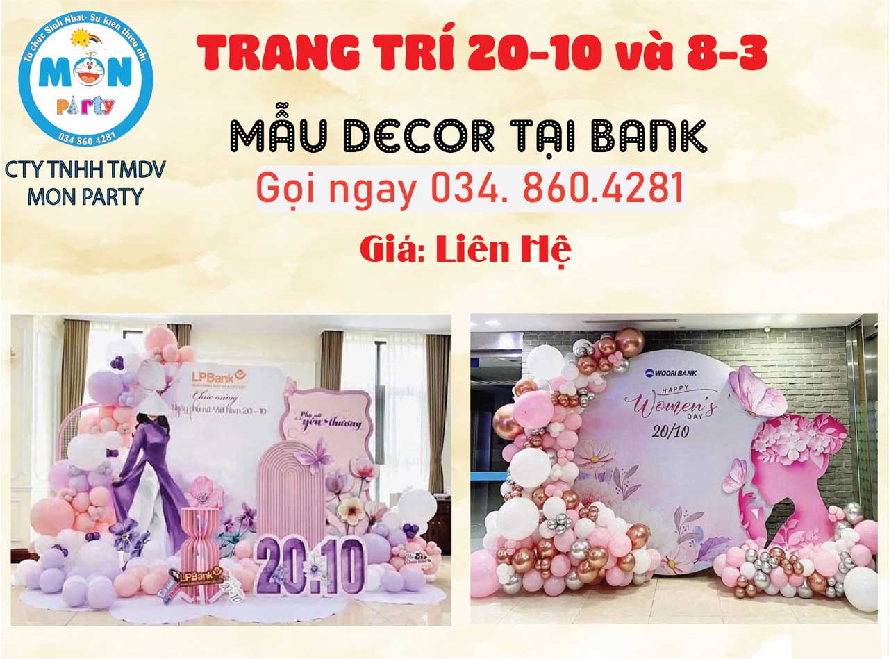 Trang trí ngày phụ nữ Việt Nam 20.10 trang-tri-backdrop-20-10-cho-ngan-hang