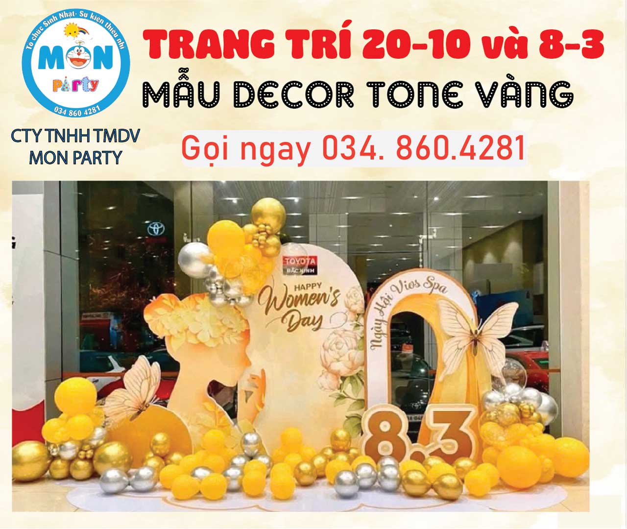 Trang trí ngày phụ nữ Việt Nam 20.10 mau-backdrop-ngay-phu-nu-VN-tone-vang