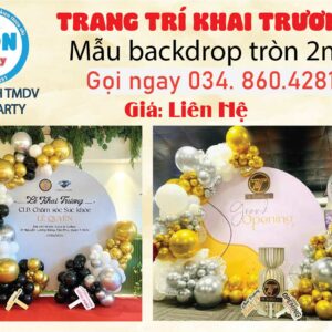 trang-tri-khai-truong-cua-hang-backdrop-tron-co-ban-tone-vang