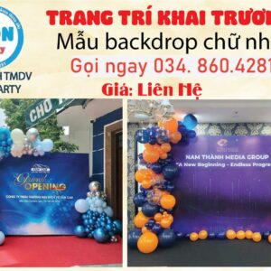 trang-tri-khai-truong-backdrop-chu-nhat-don-gian