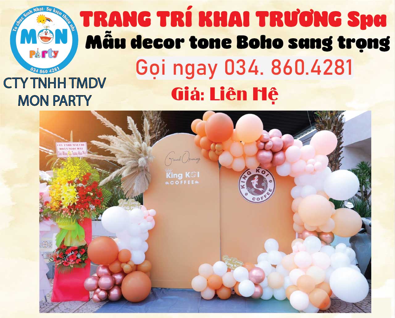 Trang trí khai trương Spa phong cách boho trang-tri-khai-truong-cua-hang-phong-cach-boho