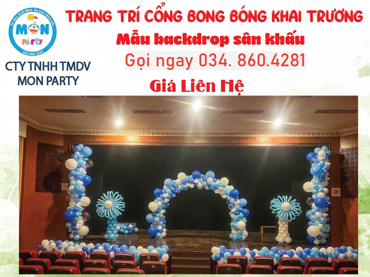 Trang trí cổng bong bóng sự kiện cong-bong-bong-khai-truong-su-kien-doanh-nghiep