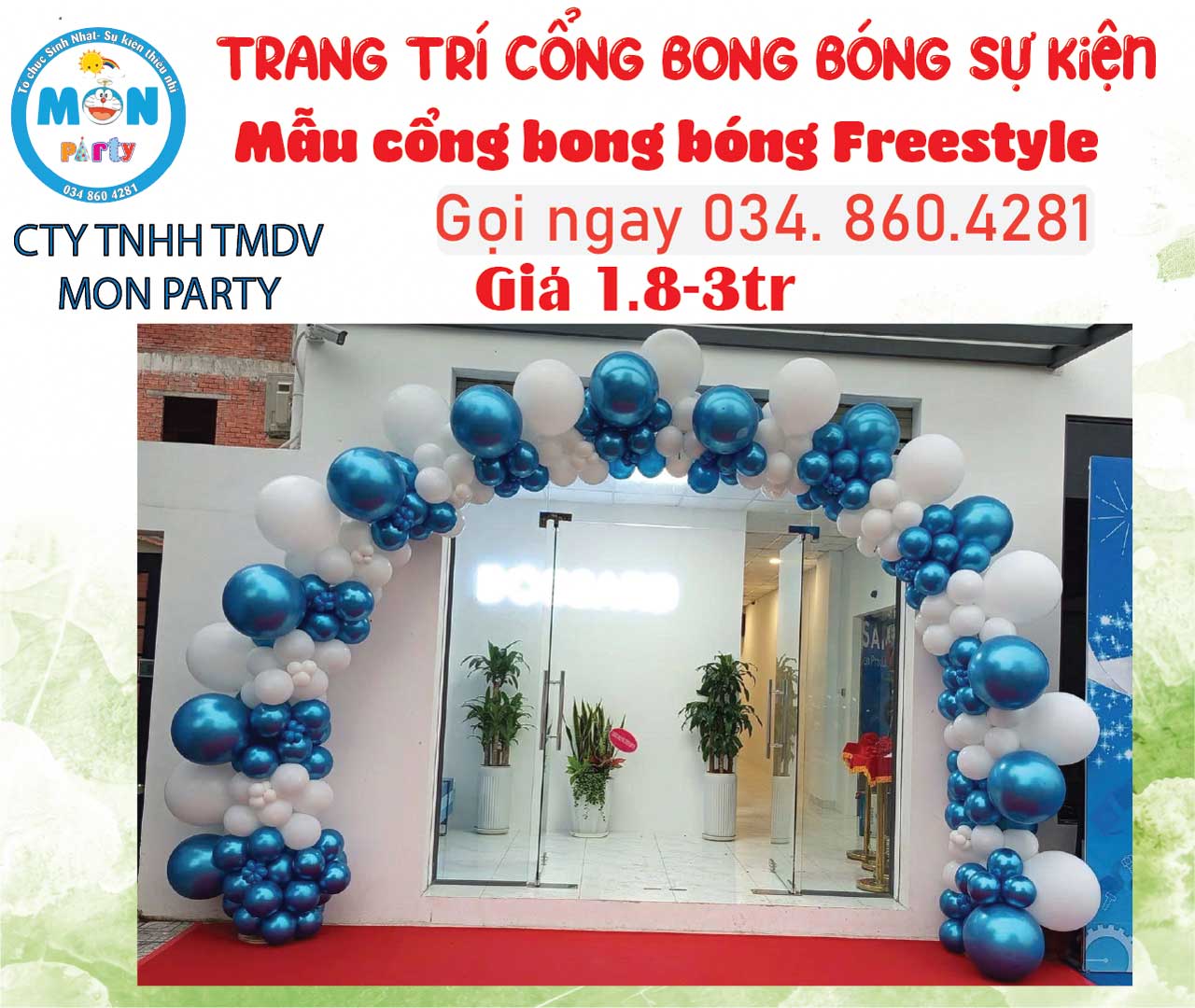 Trang trí cổng bóng khai trương dich-vu-trang-tri-cong-bong-bong-khai-truong-hcm