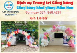 dich-vu-decor-bong-bong-khai-giang-mam-non