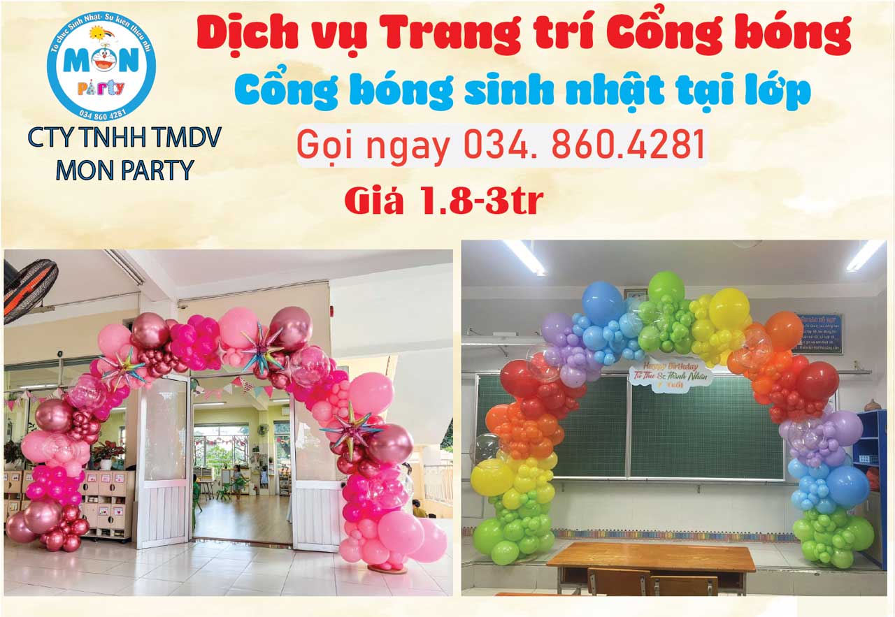 Trang trí cổng bong bóng sinh nhật dich-vu-trang-tri-cong-bong-sinh-nhat-mam-non