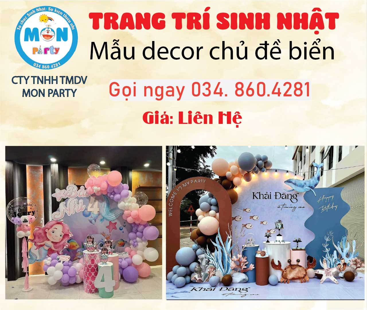Trang trí sinh nhật bé chủ đề biển trang-tri-sinh-nhat-chu-de-bien