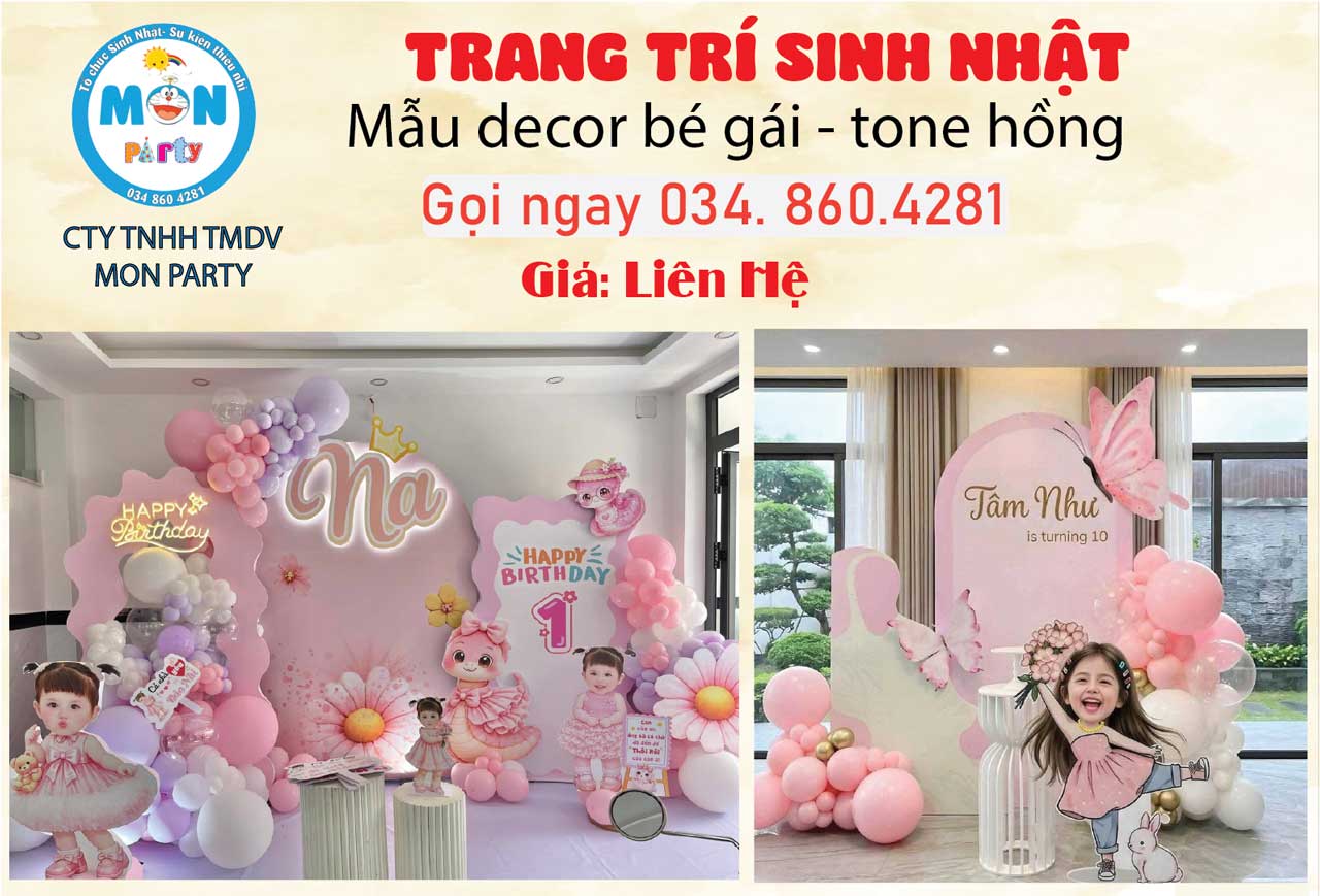 Trang trí sinh nhật bé tone hồng trang-tri-sinh-nhat-be-gai-tone-hong
