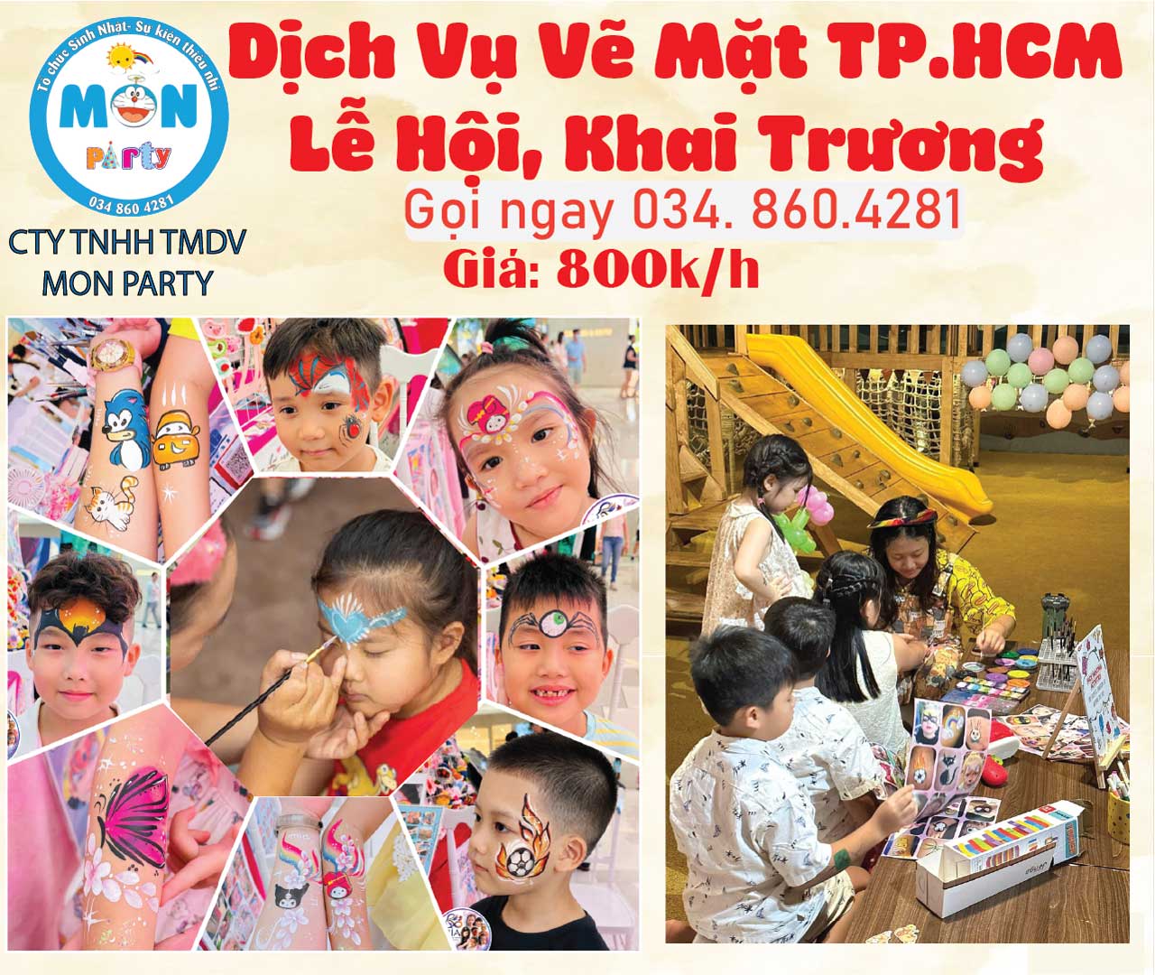 gia-thue-nghe-nhan-ve-mat-cho-be-khai-truong