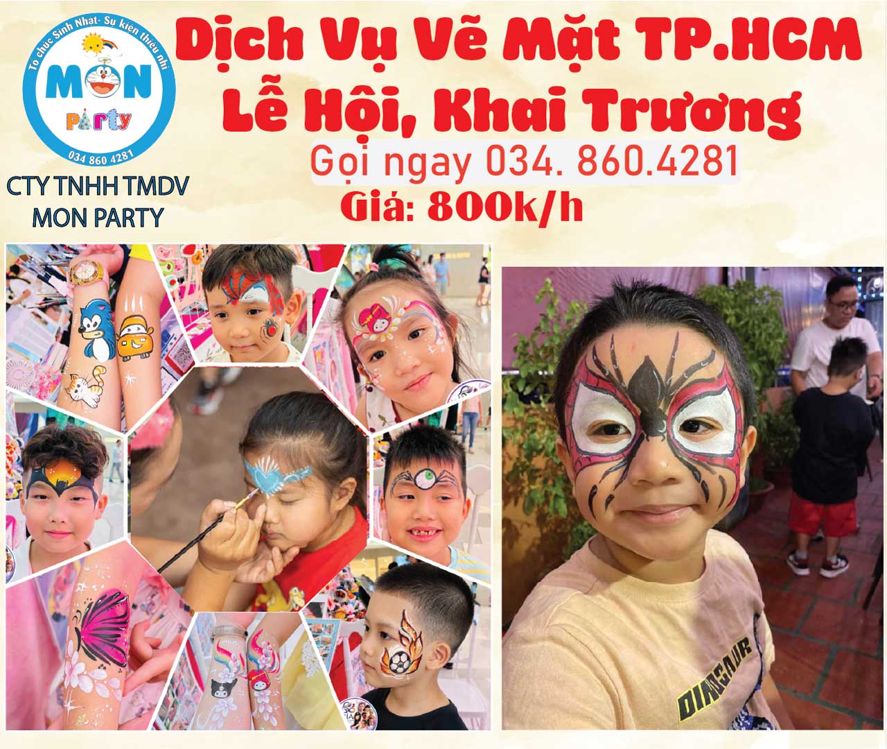 gia-thue-nghe-nhan-ve-mat-cho-be-khai-truong