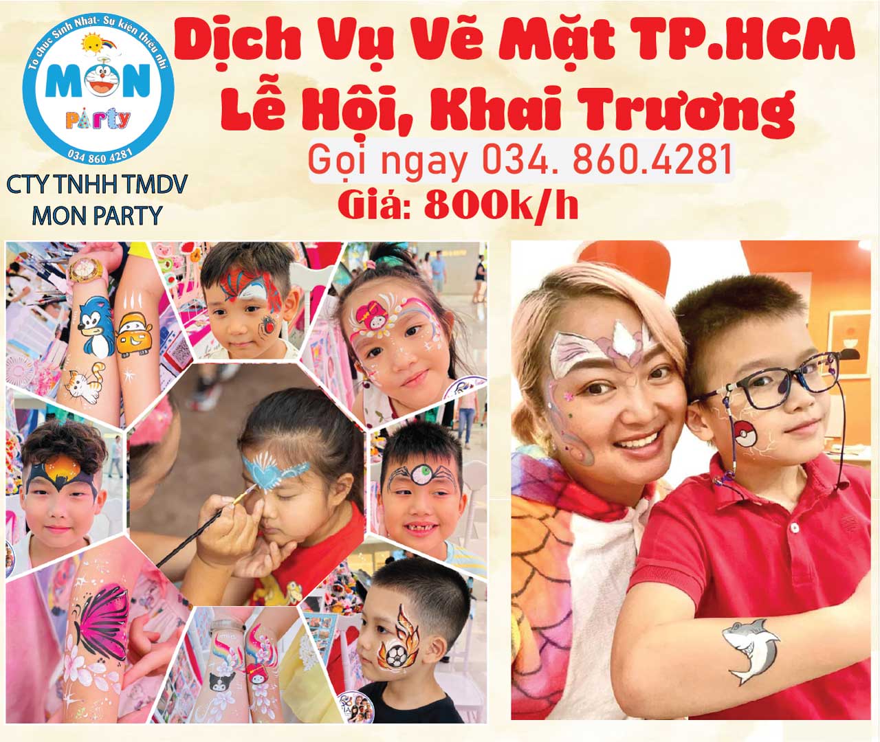 gia-thue-nghe-nhan-ve-mat-cho-be-le-hoi