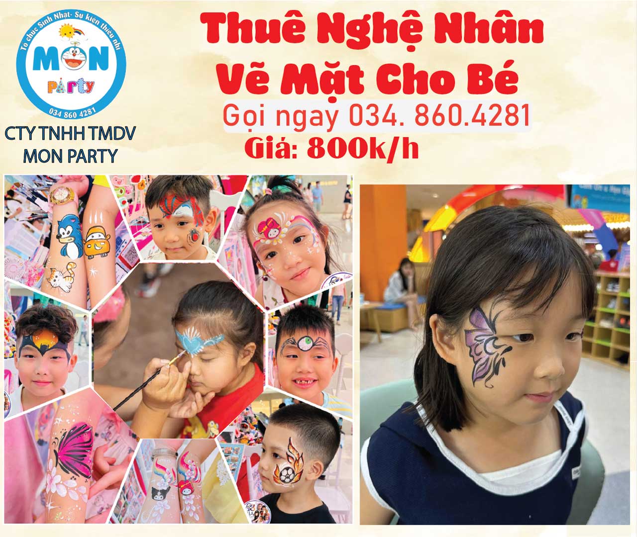 gia-thue-nghe-nhan-ve-mat-face-painting-cho-be-tai-tp-hcm